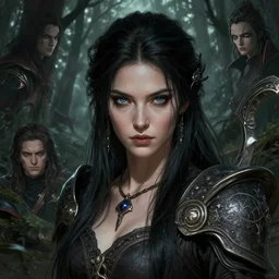 character concept art of a dark fantasy female pyromancer, key visual, realistic shaded perfect face, fine details, forest background, highly detailed, digital illustration, by stanley artgerm lau, wlop, rossdraws, james jean, andrei riabovitchev, marc simonetti, and sakimichan