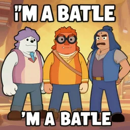 all the greatest meme characters i'm a battle