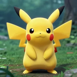 The first pikachu (Amber Rattus) found in nature, circa 1992, photograph