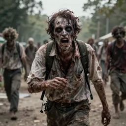 creepiest last photo taken on earth, end of the world, zombie man, ultra realistic photo, 8k, unbelievable