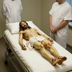 color photo of the autopsy of jesus christ