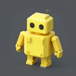 Isometric 3d octane render of droid pieces