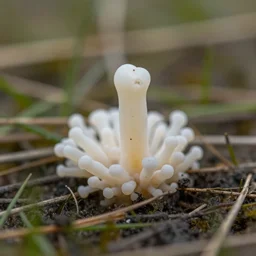 a slime mold in a field, nature photography, canon, sony, nikon, olympus, 4 k, hd