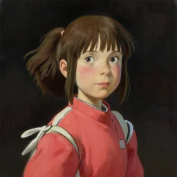 ultra realistic portrait painting of elle fanning in spirited away, art by frank frazetta, 4 k, ultra realistic, highly detailed, epic lighting