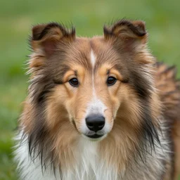 ultra detailed photo portrait of a wet sheltie, close up, dslr