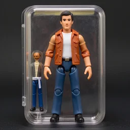 5 inch action figure of alan alda as hawkeye from mash