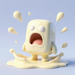 ice cream photography simplistic funny splashy glossy melted reaction diffusion screaming, drops, drips, beautiful cute, cute melting miniature resine action figure, High detail photography, 8K, 3d fractals, cute pictoplasma, one simple ceramic tintoy melting plastic, melting, melting swampmonster robot wrinkled face Figure sculpture, 3d primitives, in a Studio hollow, by pixar, by chris mars, by jason edmiston, cgsociety, cgsociety, cgsociety, houdini, zbrush, artstation, simulation