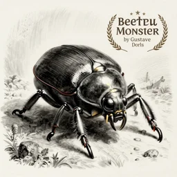Beetle Monster by Gustave Doré in dark souls world