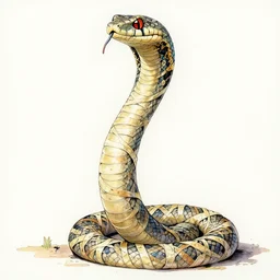 a full body watercolor ink painting of humanoid anthropomorphic snake dressed like a egyptian mummy in the style of jean giraud in the style of moebius trending on artstation deviantart pinterest furaffinity detailed realistic hd 8 k high resolution
