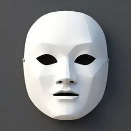 low polygon mask