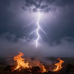 valhalla, fog, amazing lightning art, fog, octane render, ray tracing, realistic fire sharp focus, long shot, 8 k resolution, cinematic