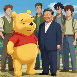xi jinping as winnie the pooh, ben hur, loftis, cory behance hd by jesper ejsing, by rhads, makoto shinkai and lois van baarle, ilya kuvshinov, rossdraws global illumination