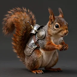 a squirrel as a medieval knight, fantasy, intricate, highly detailed, digital painting, hyperrealistic, artstation, concept art, sharp focus, illustration