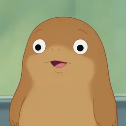 a cartoon portrait of a friendly platypus, disney animation