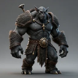 black orc, trending on artstation, artstationhd, artstationhq, octane render, 4 k, 8 k