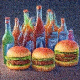 A beautiful artwork illustration, detailed, level design, third person, Anime Sprite Bottles, Fortnite, Hamburgers, subsurface scattering, realistic, featured on Flickr, wide angle, horizontal orientation, very coherent, cinematic, hyper realism, high detail, octane render, 8k