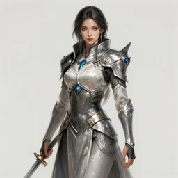 high fantasy female concept art by hao zeng-H 832