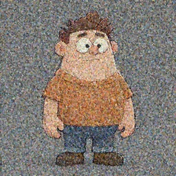 portrait of grunkle Stan from gravity falls , concept art, trending on artstation 3D.