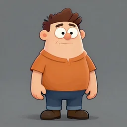 portrait of grunkle Stan from gravity falls , concept art, trending on artstation 3D.