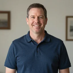Portrait of an american dad, photography