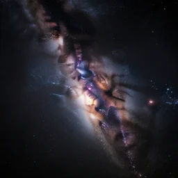 the beautiful cosmos and heavens with stars and stardust and meteors, deep space wonder