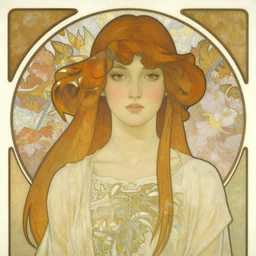 portrait masterpiece painting of korra in the style of alphonse mucha, ilya kuvshinov and artgerm