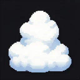 pixel art render of cloud strife