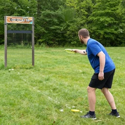 playing disc golf in runescape
