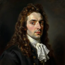 portrait of Cyrano de Bergerac, dramatic, high contrast, theatrical, lumnious, cinematic lights, oil canvas by Paul Brason