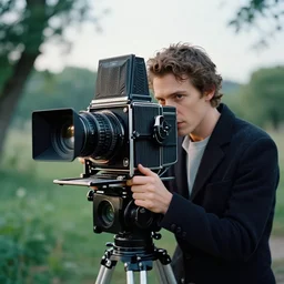 a photograph of a character in a scenic environment by tim walker, shot on large format film camera, cinematic composition, beautiful lighting, hyper detailed, 8 k