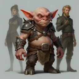 a detailed matte painting of a goblin, by justin gerard and jesper ejsing, digital art, realistic painting, dnd, character design, trending on artstation