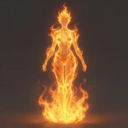full body, woman made out of flames, concept art by anato finnstark, featured on deviantart, fantasy art, concept art, concept art by anato finnstark, featured on deviantart, fantasy art, concept art, hellish background