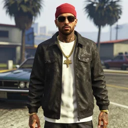 Rapper Riff Raff as a GTAV character
