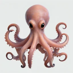 octopus headed man with hard black eyes very scared, rule of thirds, super sharp, 4 k, ultra detailed, norman rockwell, richard corben.