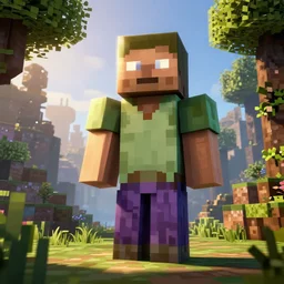 minecraft lords, octane render, beautiful lighting, 8k