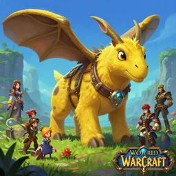mount epic yellow marsh hopper screenshot world of warcraft mounts worldboss comics that looks like it is from borderlands by jesper ejsing, by rhads, makoto shinkai alena aenami artworks in 4 k beeple, by thomas kinkade heartstone league of legends dofus overwatch