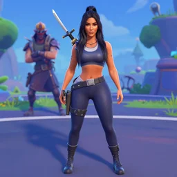 kim kardashian in fortnite