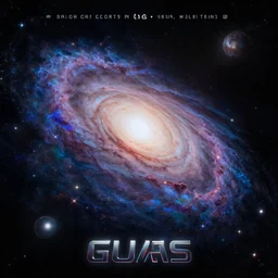 create a space poster similar to artwork : galaxy hub from behance