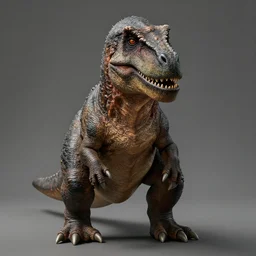 hyperrealistic hyperdetailed painted portrait of a hyperwrinkled hyperhairy trumposaurus, studio lighting, 8 k, somewhat symmetrical