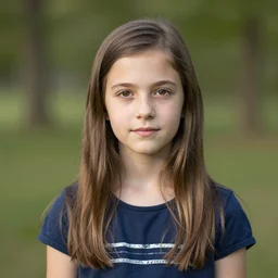 A decent young girl portrait by Ezra Tucker.