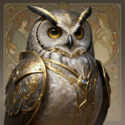owl cyberpunk outfit, deep focus, d & d, fantasy, intricate, elegant, highly detailed, digital painting, artstation, concept art, matte, sharp focus, illustration, hearthstone, art by artgerm and greg rutkowski and alphonse mucha