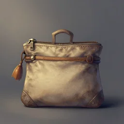 a pouch, fantasy illustration, blank background, studio lighting, by greg rutkowski, digital art