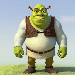green monster from the shrek movie
