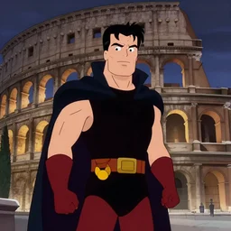 rogue from x - men, cartoon still of x - men : the animated series, rome theme