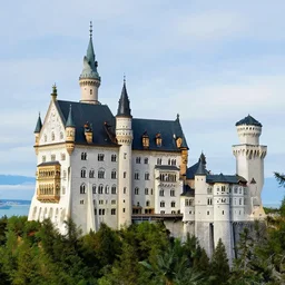 castle in the casper friedrich.