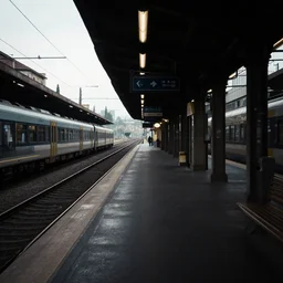 an empty train station, liminal, ferdinanda florence, dark