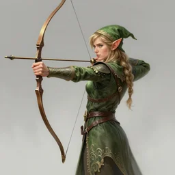 elf archer, intricate, elegant, highly detailed, digital painting, artstation, concept art, smooth, sharp focus, illustration, karl kopinski