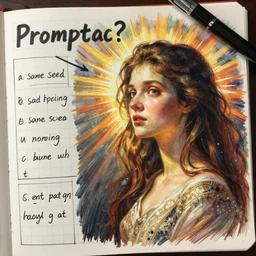 anyone want to play prompt tag? people tossing ideas back and forth, idea tossing game. same seed, and make sure to use - g to get a grid. pic is detailed doodle i made while taking notes