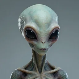 a portrait of an alien by ai