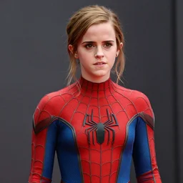 Emma Watson as spider man